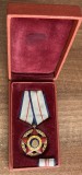 QW16 18 - decoratie - militar - comunism RSR - Ordinul Meritul militar - clasa a III-a