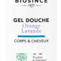 Gel de dus organic pentru corp si par cu Lavanda si Portocala, 1000ml, Biosince 1975