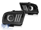Set de faruri de tuning cu lentila potrivit pentru Ford MUSTANG 2004-2009, stanga si dreapta Performance AutoTuning