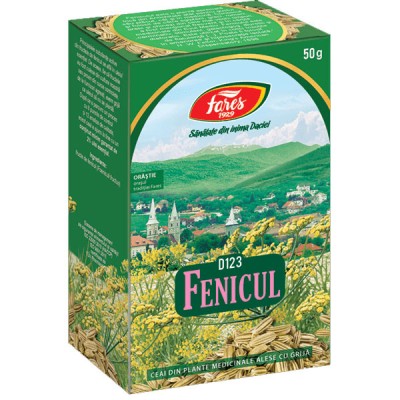 Ceai Fenicul 50 grame Fares foto