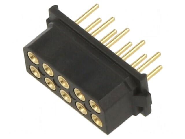 Conector Mamă PCB-Cablu Datamate 2mm 10 PIN 800V THT