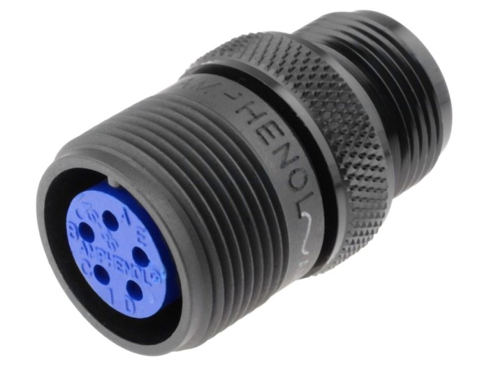 Conector circular 14S, mamă, 5 pini