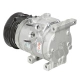 Compresor aer conditionat Hyundai Santa Fe, 11.2008-12.2009, motorizare 2.2 CRDI 110/114/145kw, diesel, rola curea 119 mm, 6 caneluri, tip Hella: RS-