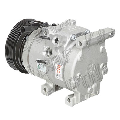 Compresor aer conditionat Hyundai Santa Fe, 11.2008-12.2009, motorizare 2.2 CRDI 110/114/145kw, diesel, rola curea 119 mm, 6 caneluri, tip Hella: RS- foto