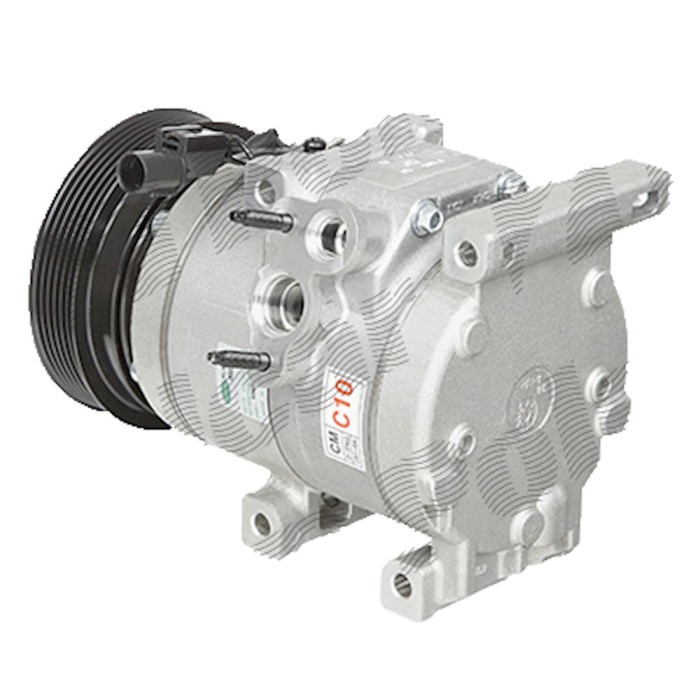 Compresor aer conditionat Hyundai Santa Fe, 11.2008-12.2009, motorizare 2.2 CRDI 110/114/145kw, diesel, rola curea 119 mm, 6 caneluri, tip Hella: RS-