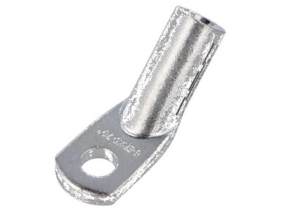 V&amp;acirc;rf inelar tubular M10 10mm&amp;sup2; crimpat pe cablu unghi 45&amp;deg; foto