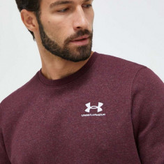 Under Armour bluza barbati, culoarea bordo, cu imprimeu