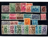 Romania - Lot timbre vechi, stampilate