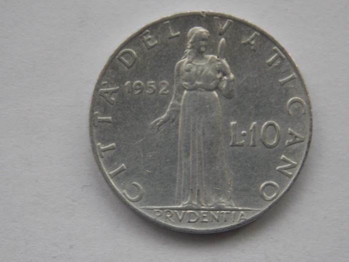 10 LIRE 1952 VATICAN