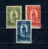 Liechtenstein 1920 - Aniversare Printul Johann II, 80 ani, serie nestampilata cu sarniere