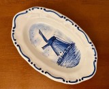 FARFURIE DIN CERAMICA, PICTATA MANUAL- MARCAJ DELFT L23,5CM