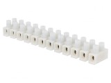 Regletă de conexiuni terminal albă 6mm2 500V 41A