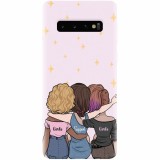 Husa silicon personalizata pentru Samsung Galaxy S10 Plus, Girls Support Girls