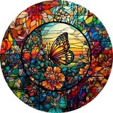 Cumpara ieftin Sticker decorativ, Fluture, Multicolor, 60 cm, 1278STK-2