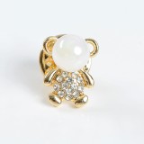 Brosa martisor ursulet auriu