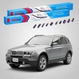 Cumpara ieftin Ștergătoare BMW X3 (E83) 2004-2010 | Set Față Flat Premium &ndash; TeamCar&reg;