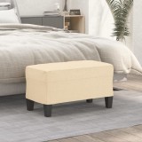 VidaXL Bancă, crem, 70x35x41 cm, textil 349433