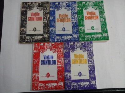 VIETILE SFINTILOR - prelucrate de AL. LASCAROV-MOLDOVANU - 5 volume foto