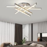 Lustra Led Cu Telecomanda, Finisaj Alb, 144W, 760X760X180 Mm, Lumina Reglabila 3300&ndash;6500K