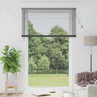 vidaXL Jaluzea pentru Fereastră Gri &amp;icirc;nchis 80 x 130 cm Aluminiu foto