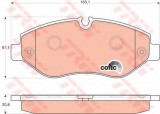 Set placute frana,frana disc MERCEDES VITO Tourer (W447) (2014 - 2016) TRW GDB1698