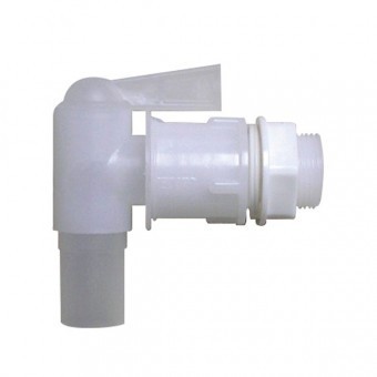 Robinet pentru containere, bidoane Strend Pro ICS P161200, dimensiune 1&amp;rdquo;, culoare Alb foto