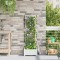 vidaXL Ghiveci de grădină cu trellis Alb 40 x 40 x 125.5 cm PP 42002903