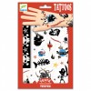 Tatuaje Temporare Pirati Djeco, 2 Foi, +3 Ani, Testate Dermatologic, Non-Toxice, Multicolor