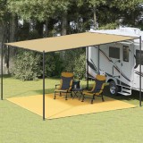 VidaXL Covor pentru cort, bej, 400x400 cm 310771