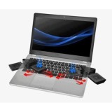 Cooler laptop Thermaltake Satellite 2 in 1 cu difuzoare negru