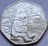 50 pence 2018 Marea Britanie , Paddington at the Station, km#1558