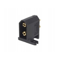 Soclu alimentare DC XT60 tata 2 pini lipire neagra 30A 500V XT60C-M