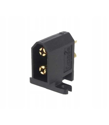 Soclu alimentare DC XT60 tata 2 pini lipire neagra 30A 500V XT60C-M foto