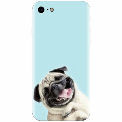 Husa silicon pentru Apple Iphone 6 Plus, Happy Dog foto