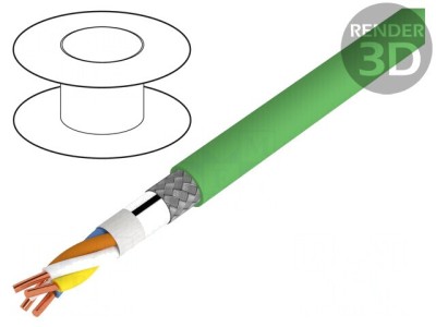 Cablu Ethernet PROFINET Exterior Cat5e 2x2x22AWG foto
