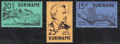 C1631 - Surinam 1971 - Aniversari 3v. neuzat,perfecta stare foto