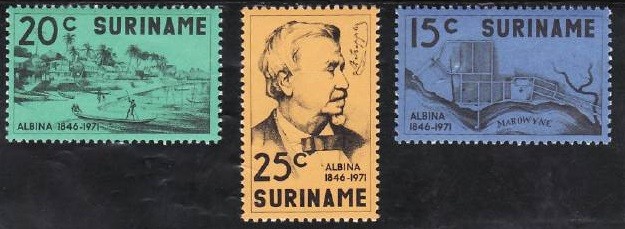 C1631 - Surinam 1971 - Aniversari 3v. neuzat,perfecta stare