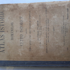 ATLAS ISTORIC AL ROMANILOR CU CETIRI ISTORICE-NATHALIA TULBURE-1912 E1.