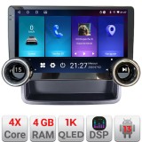 Navigatie Renault Traffic 2009-2014 dedicata Android cu butoane radio gps internet 4+64 InCell display Qled 1K Rockchip Kit-+EDT-E211-RK CarStore Tech