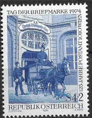 B2211 - Austria 1974 - Ziua marcii,neuzat,perfecta stare