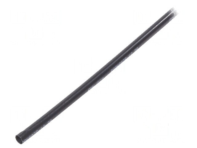 Manşon termocontractabil cu adeziv 10mm L: 1200mm negru 3:1