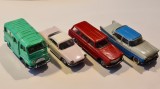 Lot 4 machete vechi de colectie Les Miniatures de NOREV: Renault Estafette, Renault Floride, Peugeot Familiale 404, Simca Chambord, Franta &#039;60 - &#039;70, 1:43