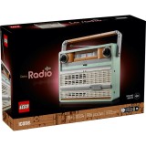 LEGO&reg; Icons Creator - Radio Portabil Retro 10334, 906 piese, 230x320x70mm, 18 ani+