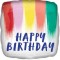 Balon folie metalizata HAPPY BIRTHDAY PAINT 45 cm