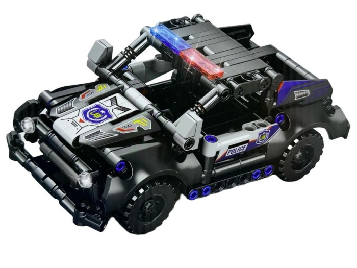 Set Constructie Masina de Politie - 243 Piese NO47001-1