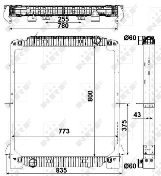 NRF 549567 Radiator, racire motor