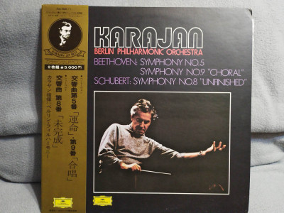 Vinil 2XLP &amp;quot;Japan Press&amp;quot; Karajan Berlin Philharmonic Orchestra (VG+) foto