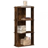 Cumpara ieftin Bibliotecă 3 niveluri stejar afumat 60x30x120 cm lemn prelucrat