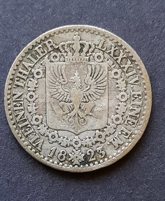 1/6 Thaler - Frederick William III - Regatul Prusiei (Statele germane) - A 3980