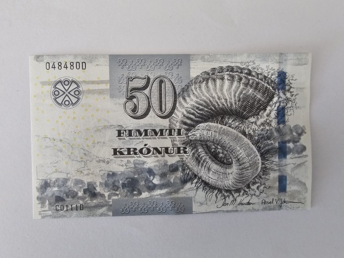Feroe 50 Kronur 2011 Noua